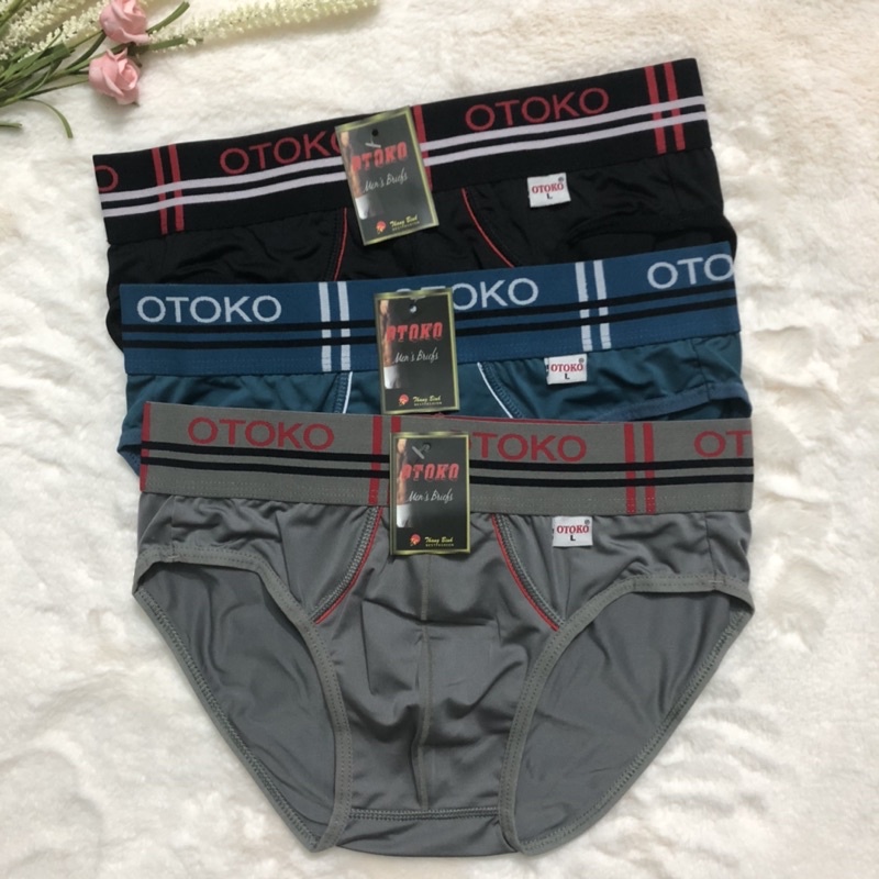 Set 6 Quần lót nam lưng cao thun lạnh, quần sịp nam tam giác xuất nhật