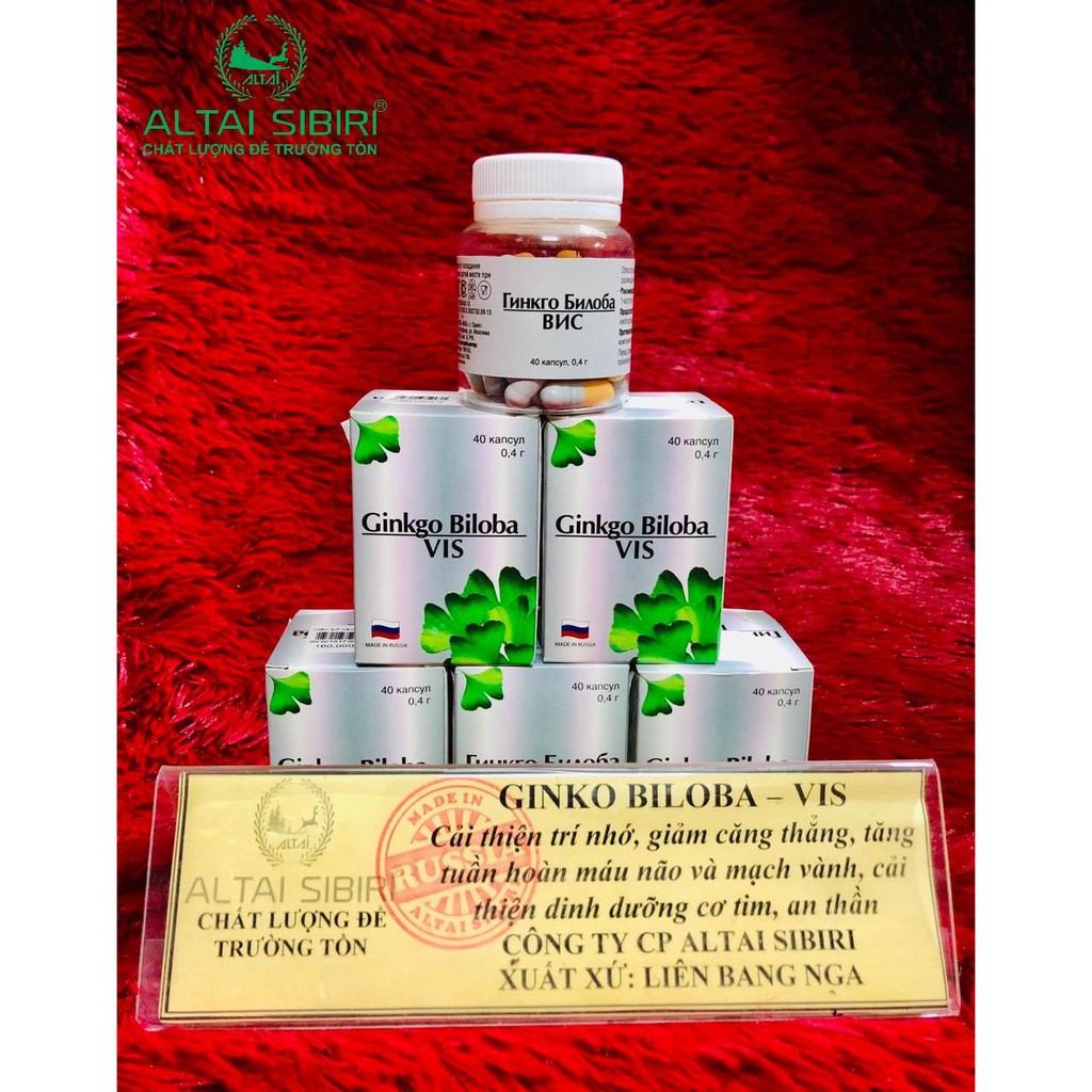 Bổ não Ginkgo Biloba Liên Bang Nga - 40 Viên | BigBuy360 - bigbuy360.vn