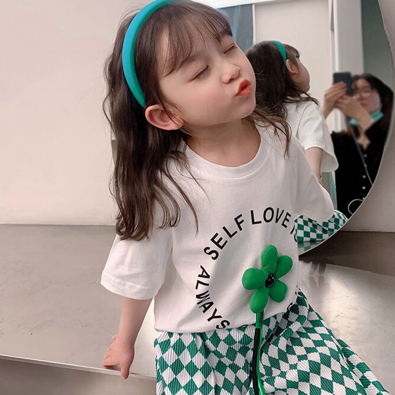 Set Quần Dài Và Áo Thun Chống Muỗi Thời Trang Mùa Hè Kích Thước 2022 Dành Cho Bé Gái