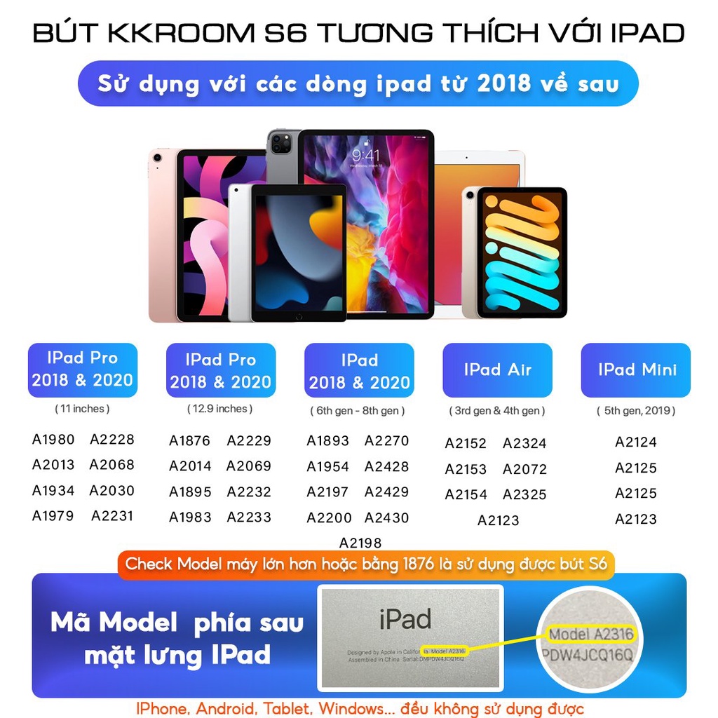 Bút cảm ứng Kkroom stylus pen phụ kiện chuyên dụng cho điện thoại máy tính bảng iphone ipad