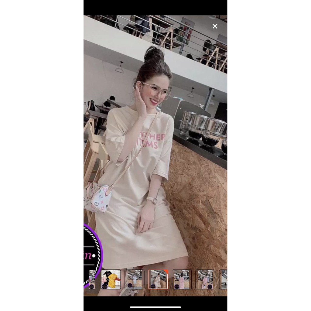 ĐẦM SUÔNG CÓ CHỮ ANOTHER , MẪU HOT 2021. CAM KÊT CHẤT THUN THÁI XỊN | BigBuy360 - bigbuy360.vn