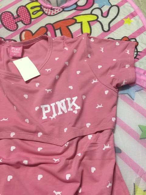 Bộ LỬNG PINK bầu lửng và sau sinh Pink mở nắp