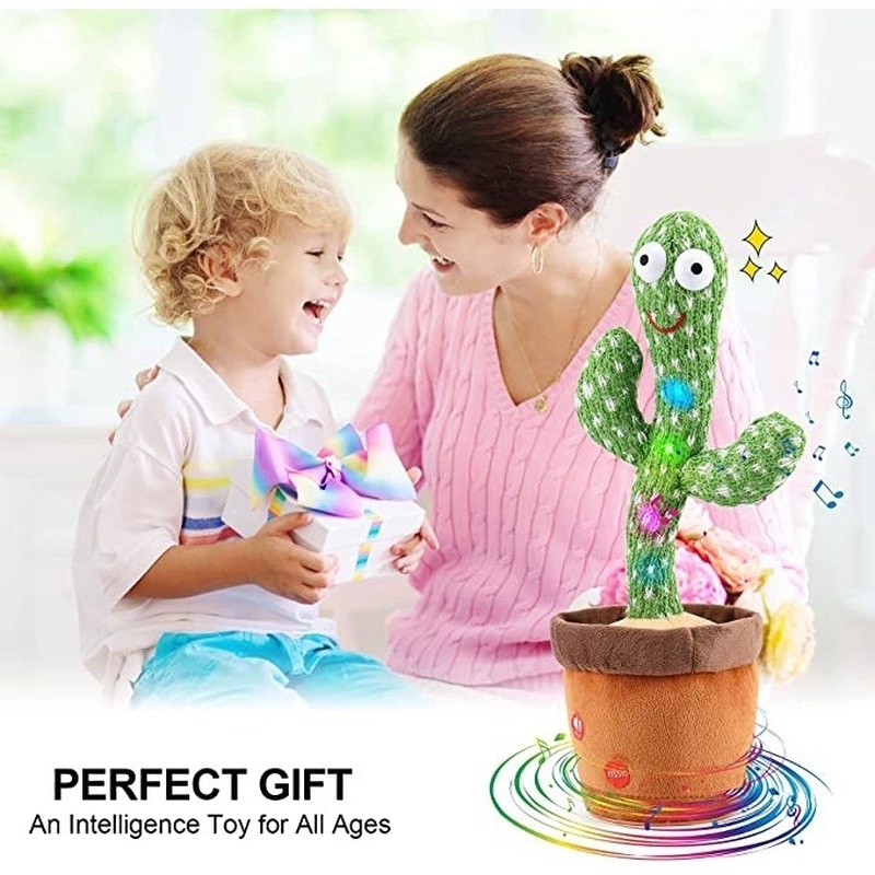 Đồ Chơi Nhồi Bông Hình Cây Xương Rồng Có Thể Hát Và Nhảy Có Thể Hát 120 Bài