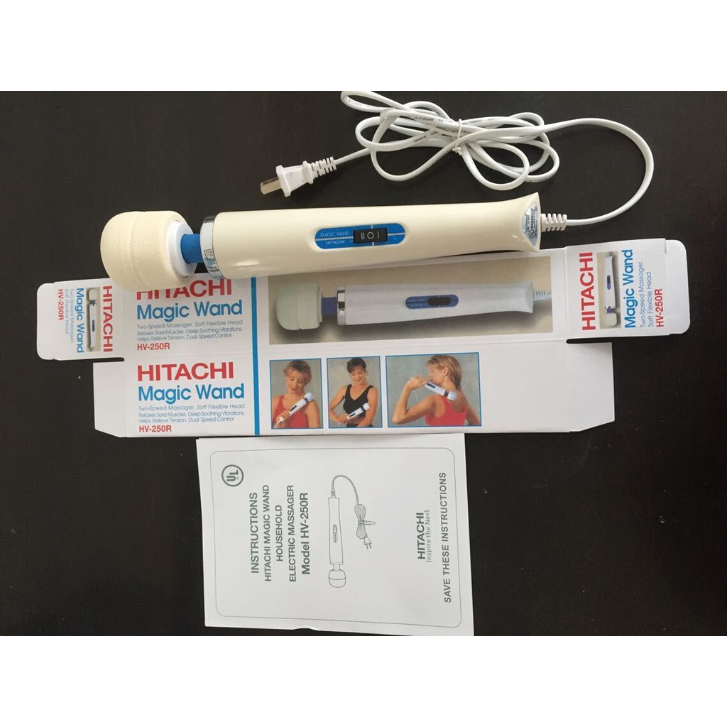 MÁY MASSAGE CẦM TAY HITACHI HV-250R GIẢM ĐAU NHỨC XƯƠNG KHỚP HIỆU QUẢ