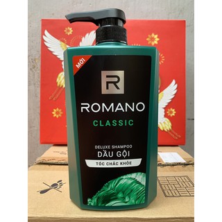 Dầu Gội Romano Classic 650g(Xanh Lá)