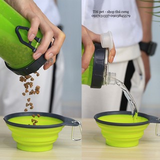 🌡🍾 BỘ BÌNH NƯỚC DU LỊCH & TÔ DU LỊCH cho pet🥣🧃
