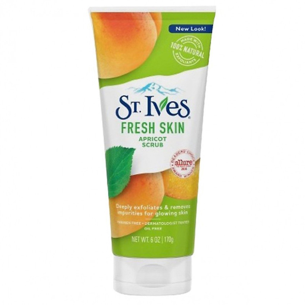 Sữa Rửa Mặt Tẩy Da Chết St.Ives Fresh Skin Apricot Scrub