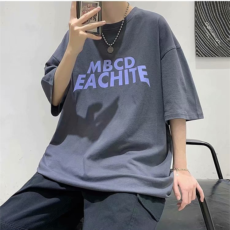 Áo Thun Nam Tay Ngắn Phong Cách Mùa Hè Thời Trang Hàn Quốc Size M-5Xl