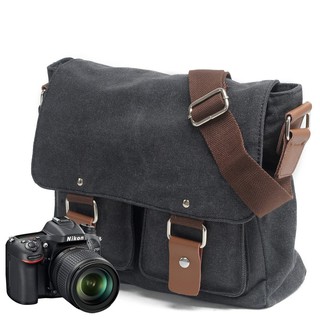 Túi đựng camera vải canvas size trung camidbag chống nước tặng kèm túi chống sốc cho máy ảnh