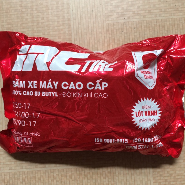 Săm IRC INOUE Xe Máy Thông số 2.50-17,2.75-17(80/90)