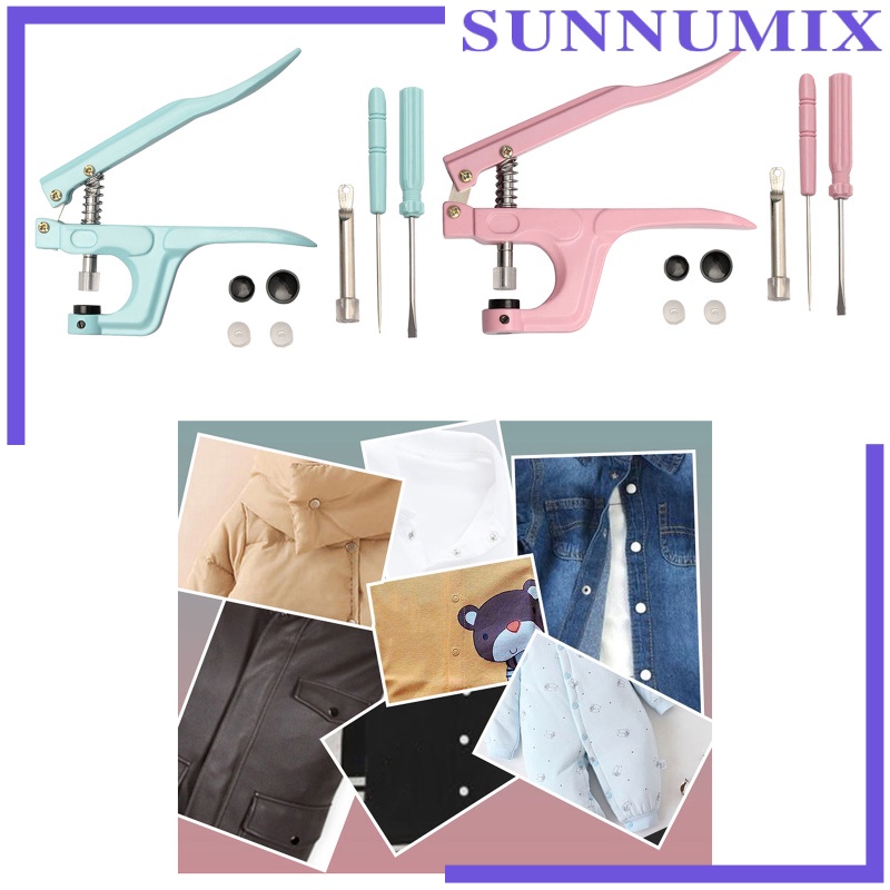 [SUNNIMIX]Snap Fastener Pliers Snaps Installation Hand Tools Crafting Bibs Fastening Replacing