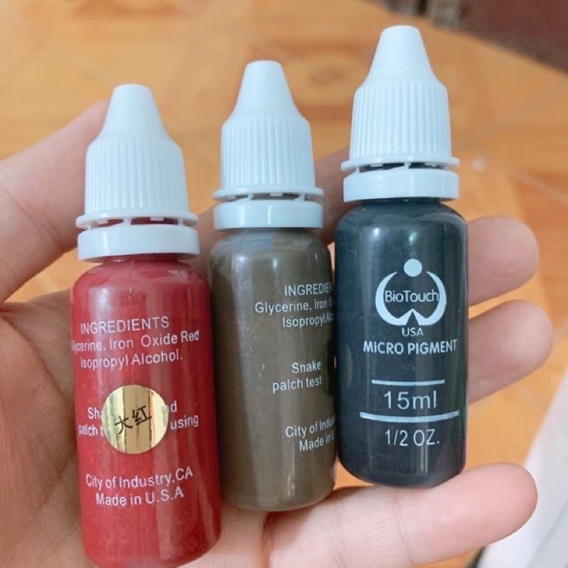 Mực học Bio mày môi đỏ nâu - 15ml