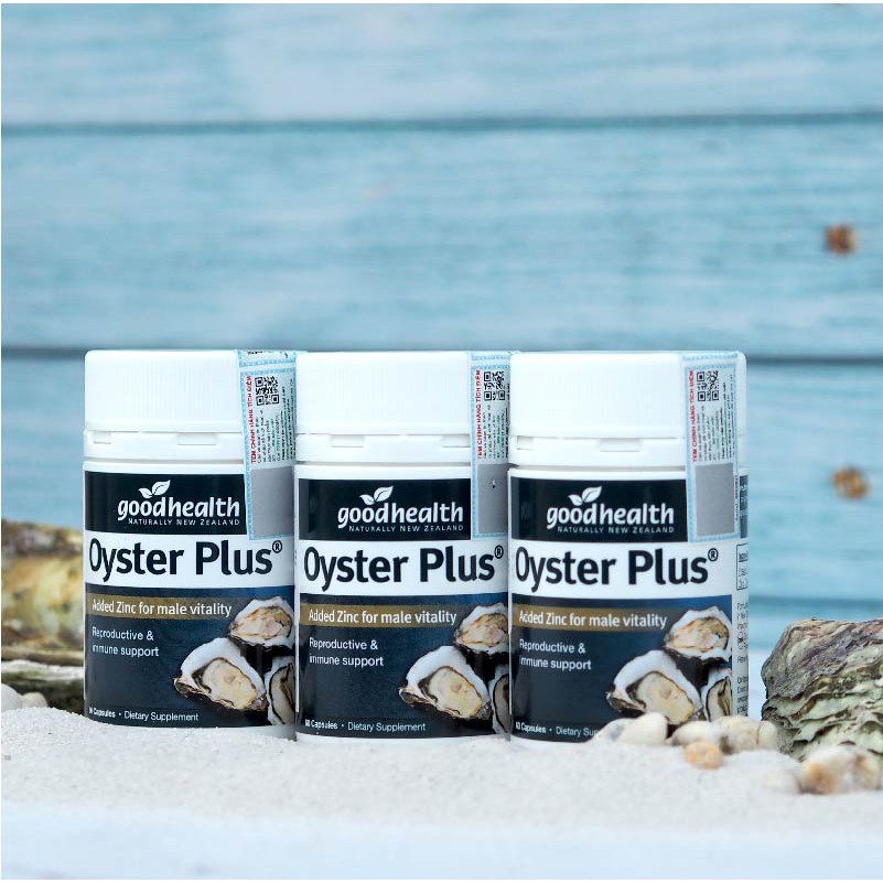 Oyster Plus Goodhealth - Tinh chất hàu biển tăng cường sinh lý nam, chống xuất tinh sớm, tăng số lượng tinh trùng