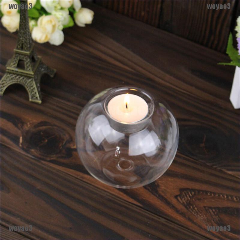 Nến Thủy Tinh Trong Suốt Trang Trí Tiệc Cưới