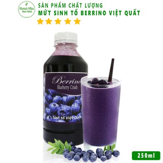 Mứt Sinh Tố Việt Quất (Buleberry Crush ) Berino (250ml) Vị Ngon Tuyệt Hảo - ThanhTamFood