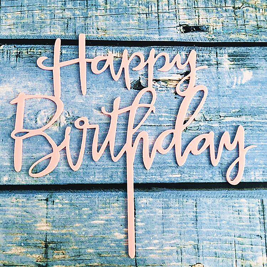 Phụ Kiện Thẻ Cắm Trang Trí Bánh Kem Sinh Nhật Dễ Thương