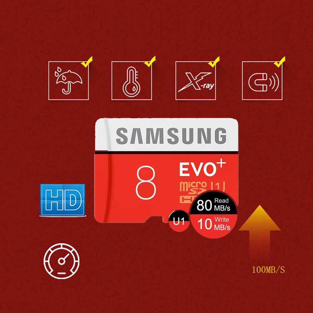 🌈NG SAMSUNG EVO PLUS 32 64 128 THẺ NHỚ SD SD UHS-1 SDXC C10 100Mb / s