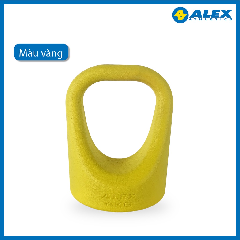 Tạ Ấm 4Kg  ALEX Cao Cấp, Tạ Bình Vôi Tập Gym Squat,Gang Nguyên Khối Sơn Tĩnh Điện, Chặn Sách, Decor – ALEX Việt Nam