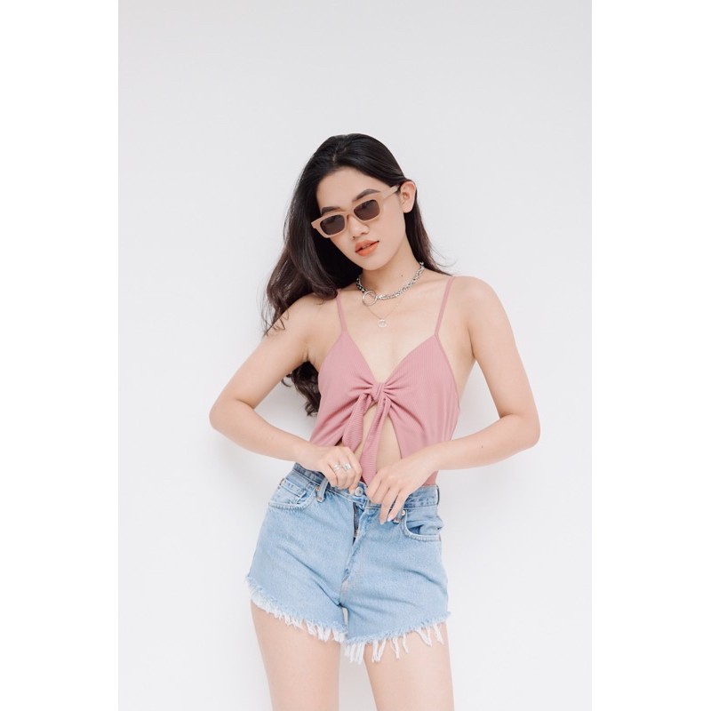 [Mã SKAMCLU7 giảm 10% tối đa 50K đơn 0Đ] bộ bơi 2 dây nơ ngực 4 màu | BigBuy360 - bigbuy360.vn