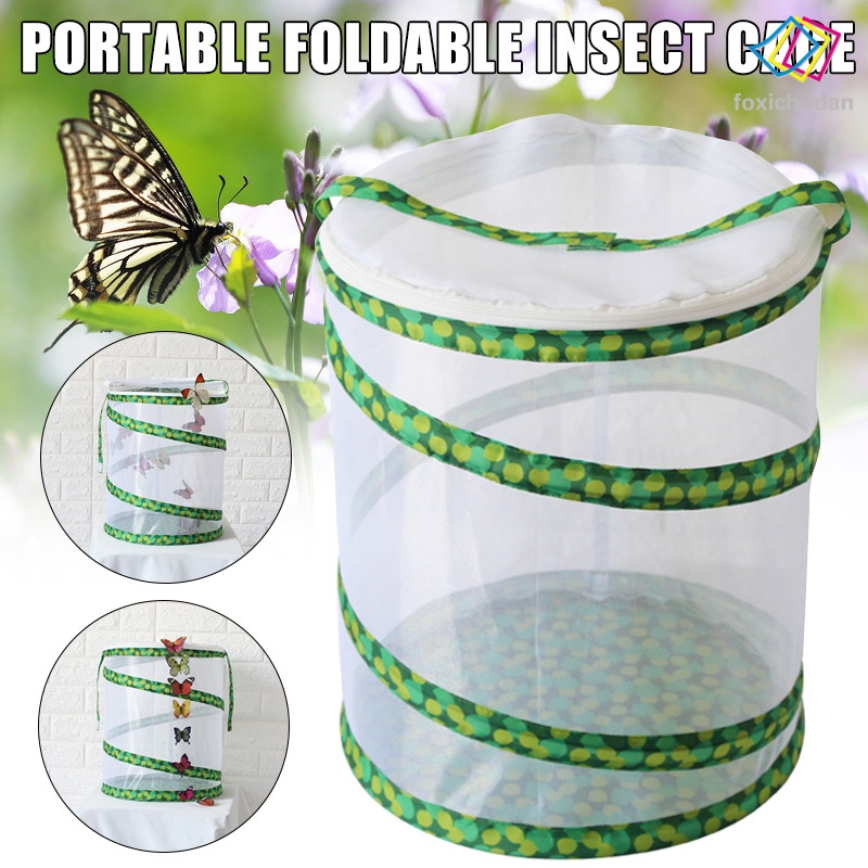 FCD☆ Insect Butterfly Garden Original Habitat Life Science Education Butterfly Kit Portable Foldable Insect Cage Insect Breeding