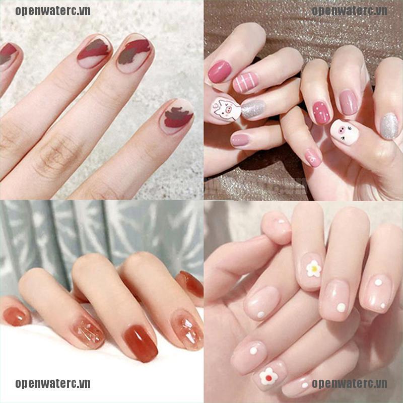 Bộ 24 Móng Tay Giả Che Phủ Toàn Diện Tháo Rời Được