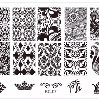 Bảng in móng Mica trang trí móng nail