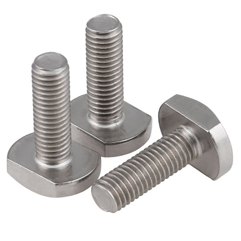 Bu lông đầu chữ T bằng thép không gỉ 304 A2 M5 M6 M8 M10 M12