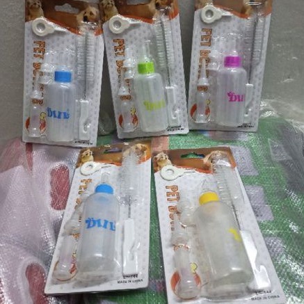 Bình sữa cho chó mèo con đi kèm 6 món phụ kiện