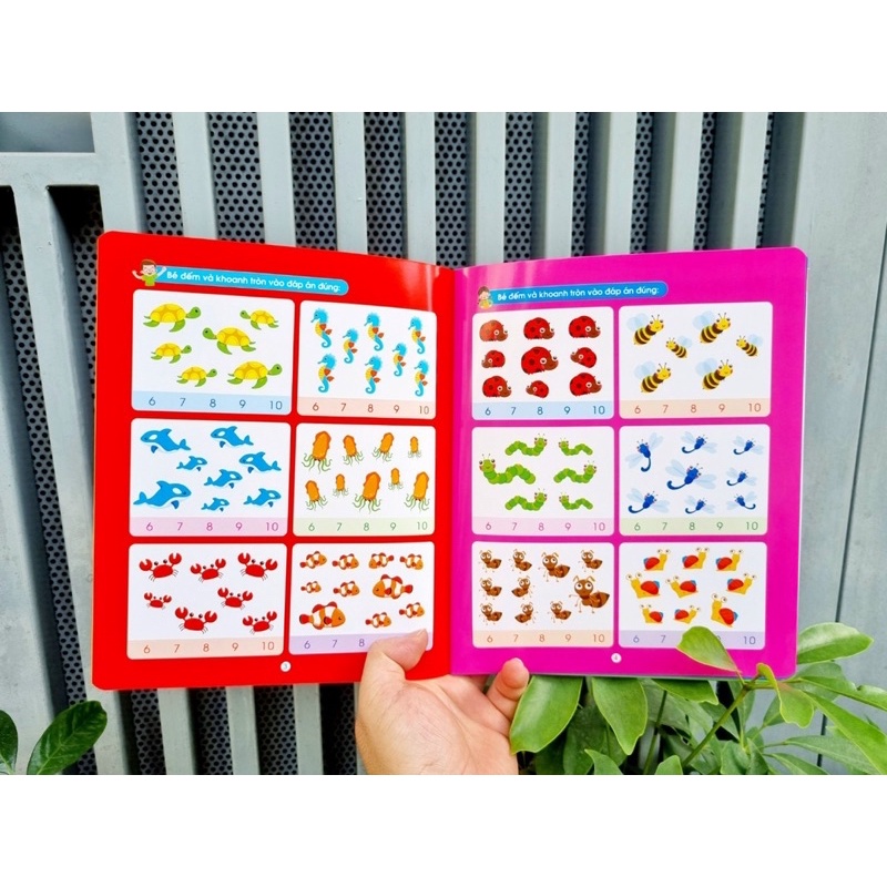 Sách - Làm toán không sợ sai Wipe clean viết xóa được kèm 2 bút