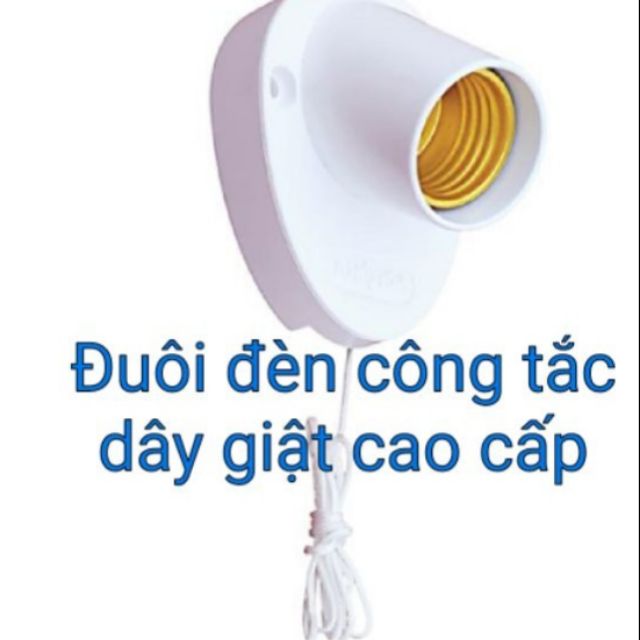 ĐUÔI ĐÈN TREO E27 CÓ DÂY CÔNG TẮC