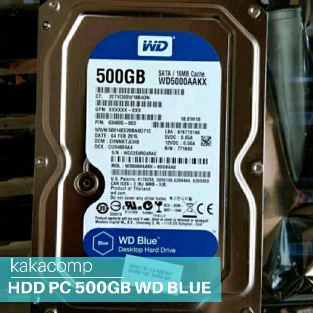 Ổ Cứng Hdd Wd Blue 500gb