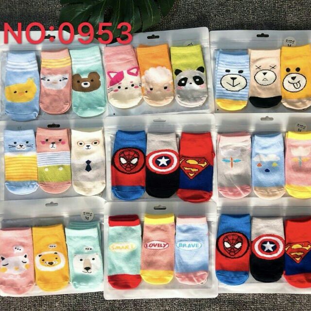 Set 3 đôi tất NBD cho bé trai/ bé gái