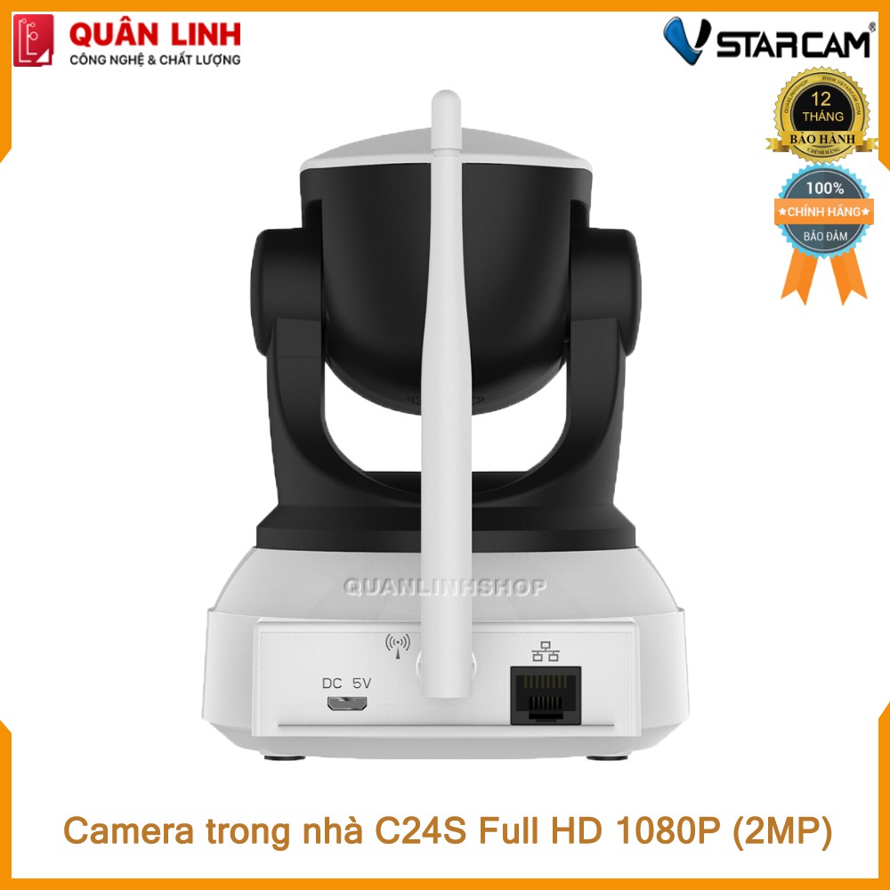 Camera Wifi IP Vstarcam C24s Full HD 1080P kèm thẻ 16GB