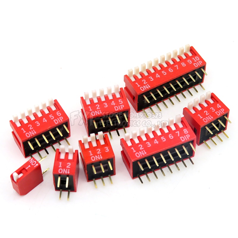 Set 5 Mô Đun Công Tắc Bật / Tắt 1P 2P 3P 4P 5P 6P 8P 10P