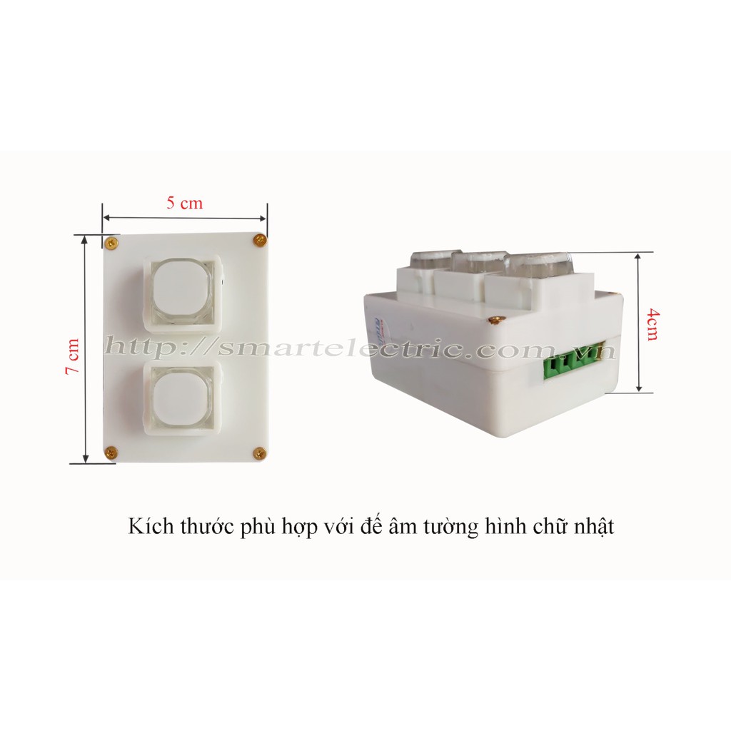 Công tắc điều khiển từ xa bằng sóng radio RC2S