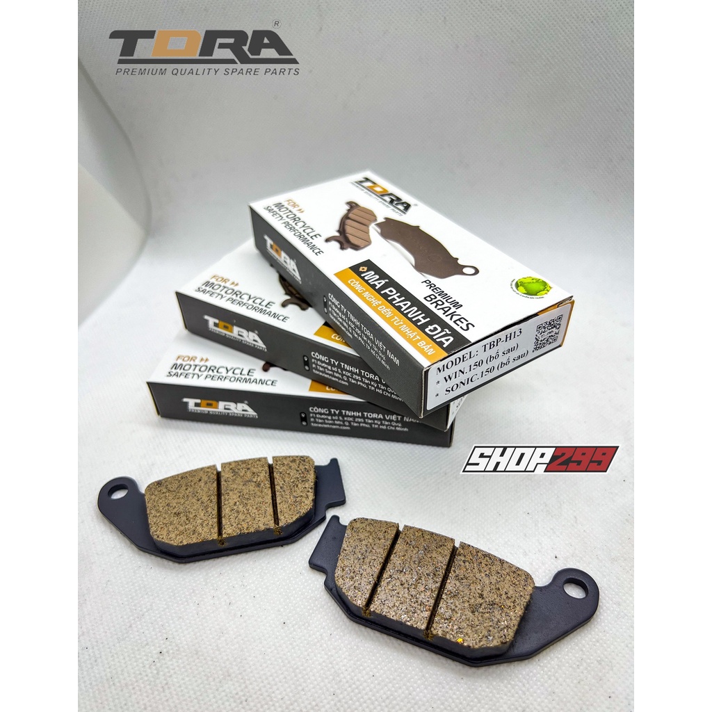 Bố Thắng Đĩa Sau TORA Chính Hãng Cho Honda Winner 150/Winner X/Sonic 150