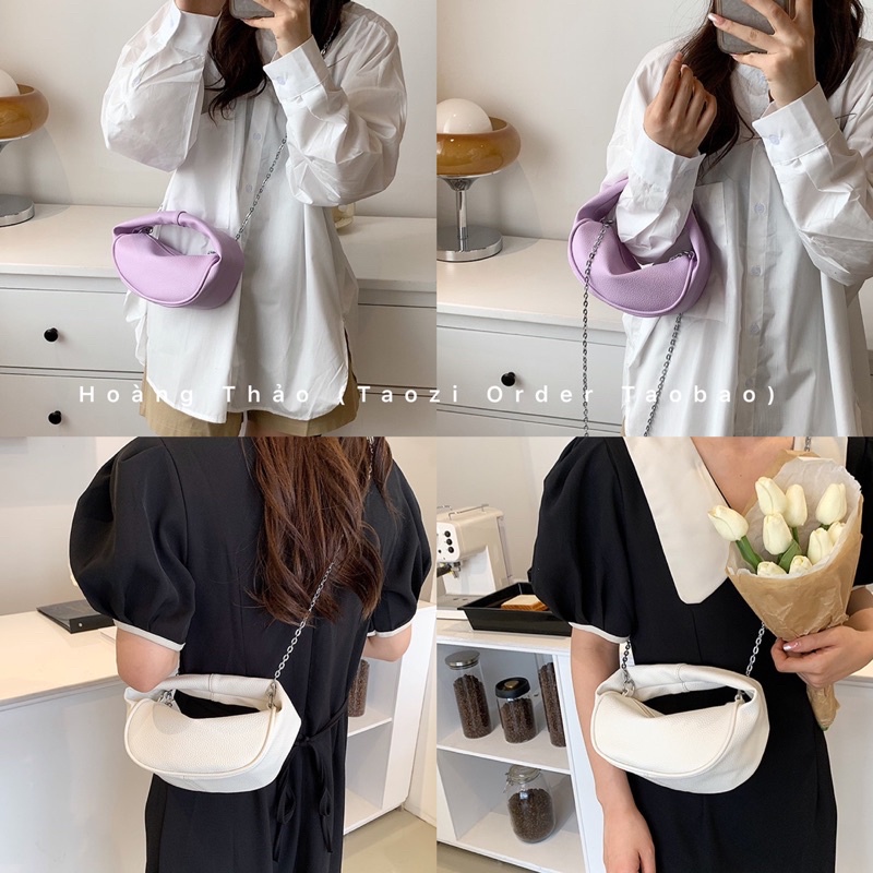 Túi đeo chéo quai xách chất mềm dày trơn đơn giản cao cấp hot 2022 thời trang hè