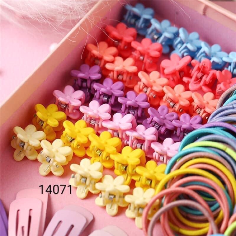Hộp Kẹp Tóc 780 Món Cho Bé
