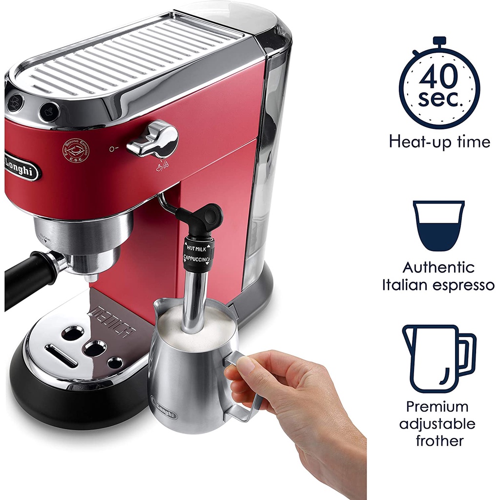 Máy pha cà phê Delonghi EC685R - Hàng chính hãng mới nguyên hộp Bảo hành 12 tháng - Máy pha cà phê gia đình - văn phòng