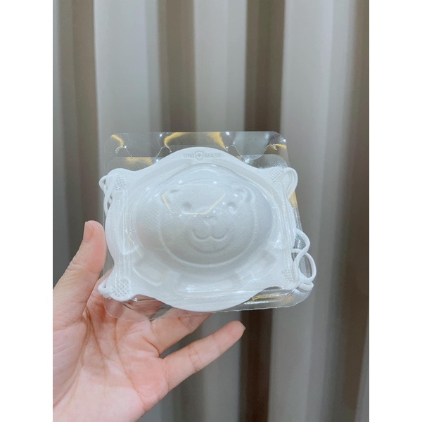 ( Giá sỉ ) 1 thùng 36 cái khẩu trang gấu UNi cho bé yêu