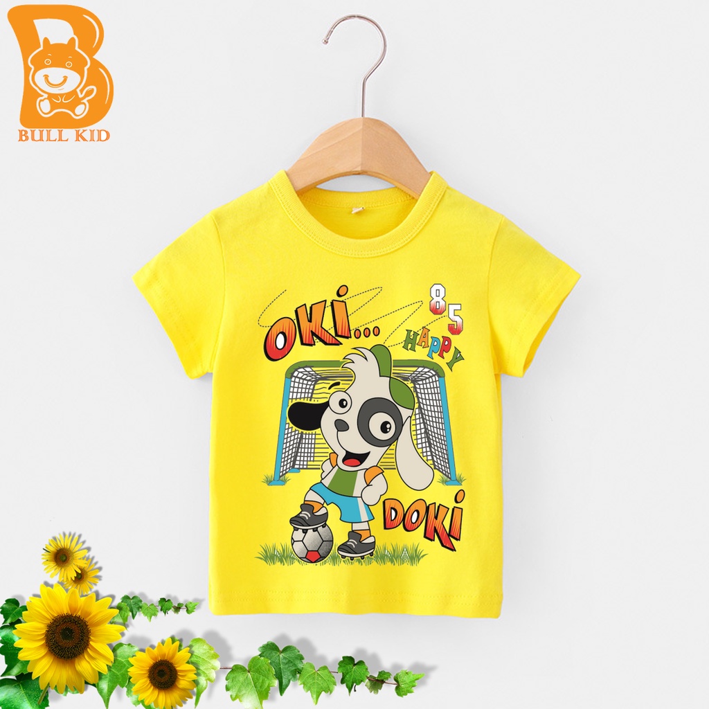 SIZE TO áo thun bé trai, bé gái  MẪU doki oki (MẪU MỚI)