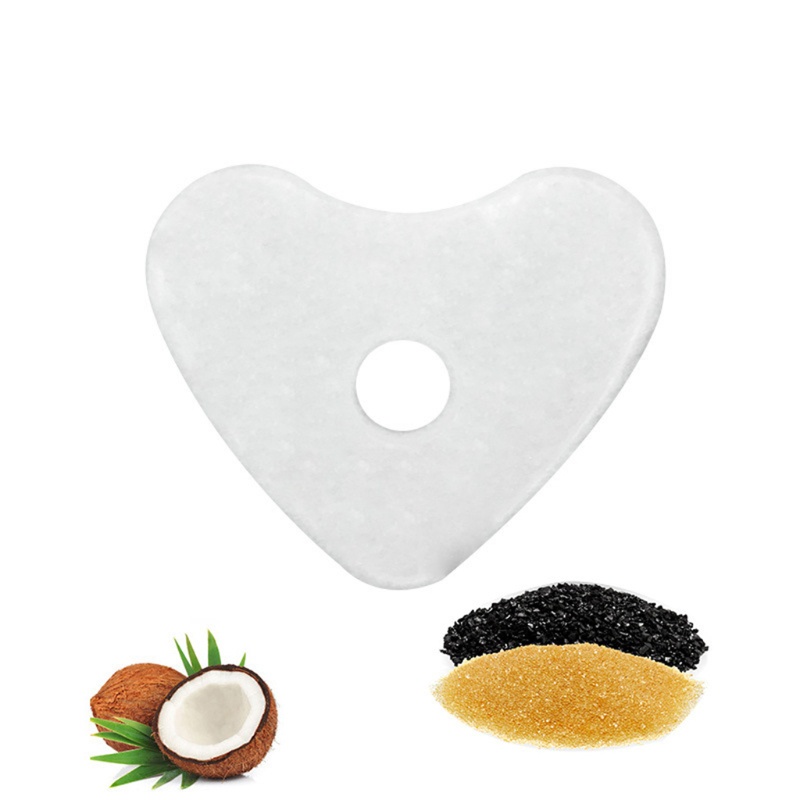 Bộ 4 Đầu Lọc Nước Hình Trái Tim Thay Thế Cho Mèo Cưng