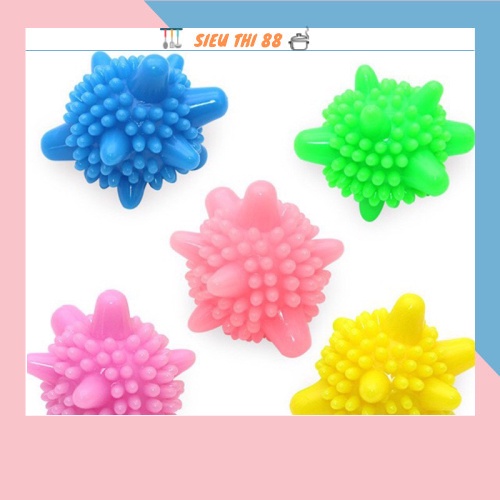[⛔GIÁ HỦY DIỆT❌] Set 10 bóng giặt gai giặt sạch giảm nhăn 2379