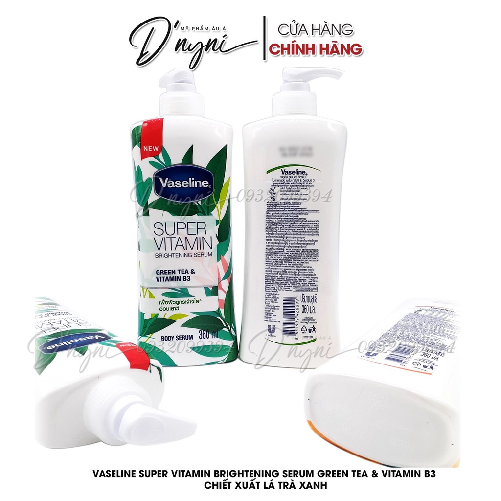 Lotion Sữa Dưỡng Thể Huyết Thanh Vaseline Super Vitamin Thái Lan 360 ml