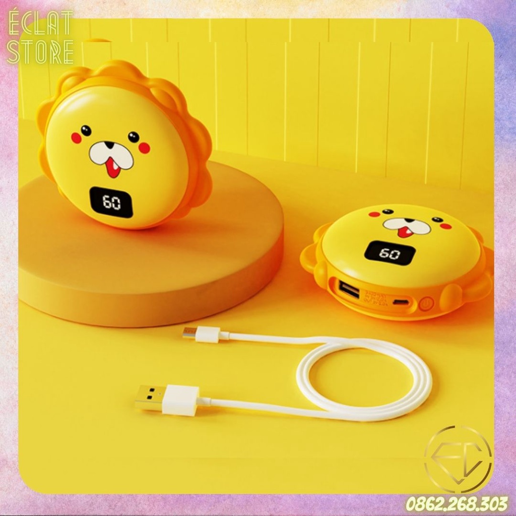 MÁY Ủ TAY CẮM SẠC ĐIỆN TỎA NHIỆT LÀM ẤM CƠ THỂ KÈM SẠC DỰ PHÒNG SA09 10.000 mAh