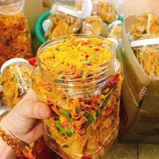 Cơm cháy lắc khô gà