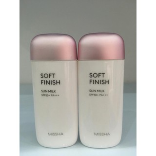(Trả Order trên facebook) Kem chống nắng Missha hồng Soft Finish Sun Milk 70ml