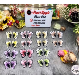 Bướm bột nổi 3D gắn móng 150k=10con