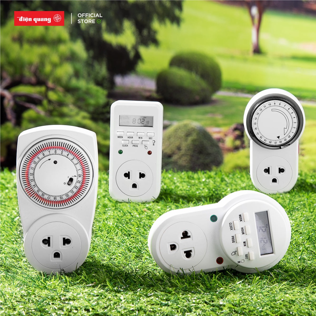 Ổ cắm/phích cắm thông minh wifi Điện Quang, bật/tắt từ xa, hẹn giờ tự động, điều kiển giọng nói. BH 1 đổi 1