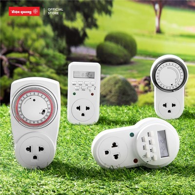 Ổ cắm/phích cắm thông minh wifi Điện Quang, bật/tắt từ xa, hẹn giờ tự động, điều kiển giọng nói. BH 1 đổi 1